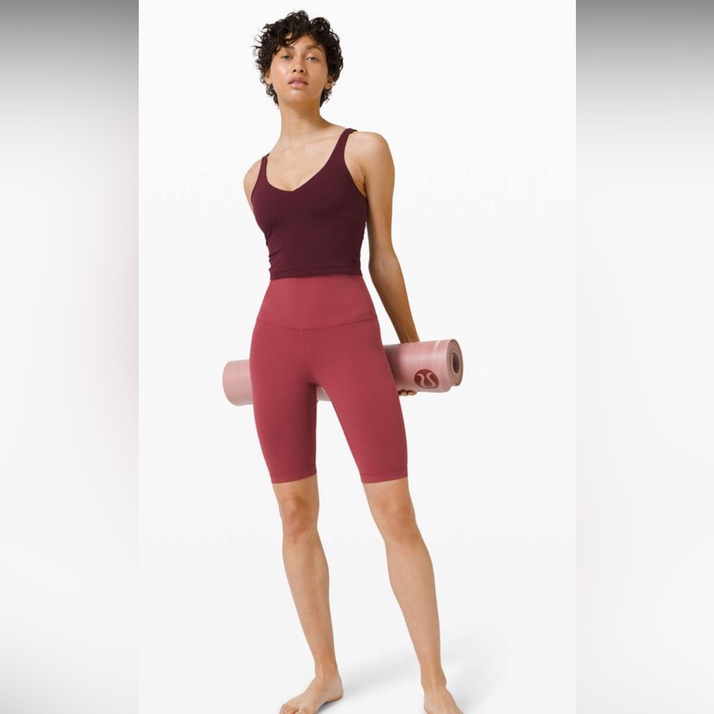 15. Lululemon Align Super High-Rise Short Chianti 10